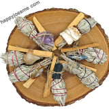 Crystal Sage Palo Santo Assorted Stone Smudging