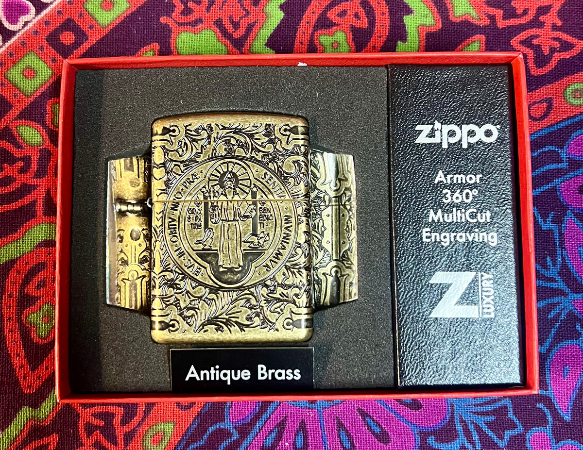 Zippo Armor St Benedict Design – Happy Trails Inc & Joe's