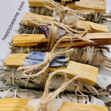 Crystal Sage Palo Santo Assorted Stone Smudging