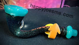 5″ Cheech Sherlock Dichro Marble Handpipe
