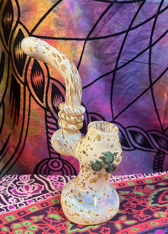 8" Spotted Bubbler