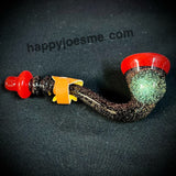 5″ Cheech Sherlock Dichro Marble Handpipe
