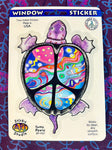 Diamond Back Turtle Peace Window Sticker