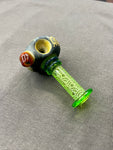 4" Sandblasted Frosted We Trippy Mane Handpipe