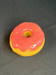 3x3 Large Pink Donut Handpipe-By KGB Glass