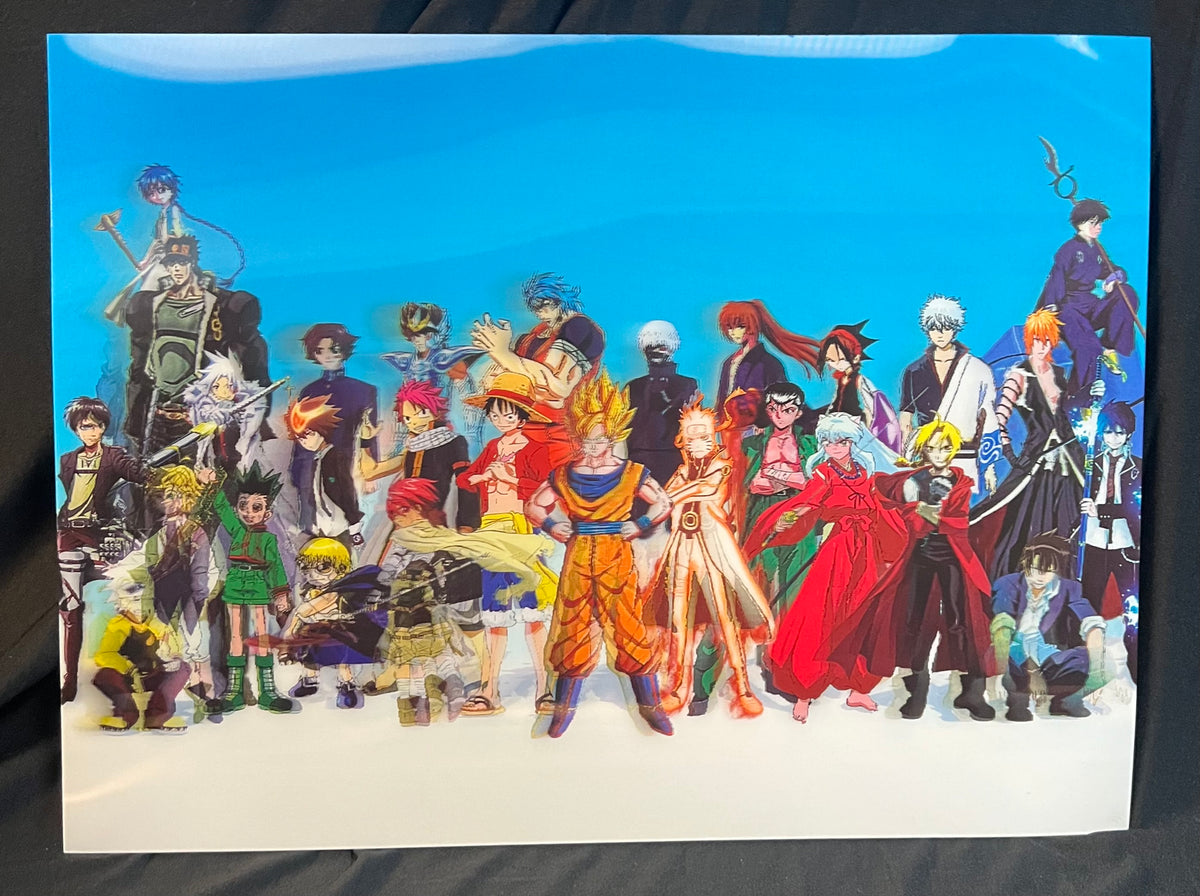 Lenticular Mixed Anime Characters Poster – Happy Trails Inc