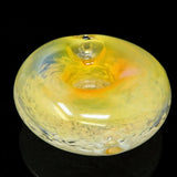 3.5" Round Frosted Donut Imported Glass Hand Pipe