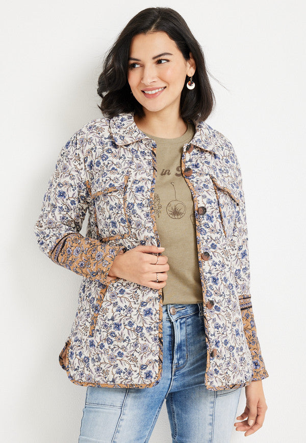 Maurices hot sale floral cardigan