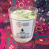 Earth's Elements Wellness Crystal Candle