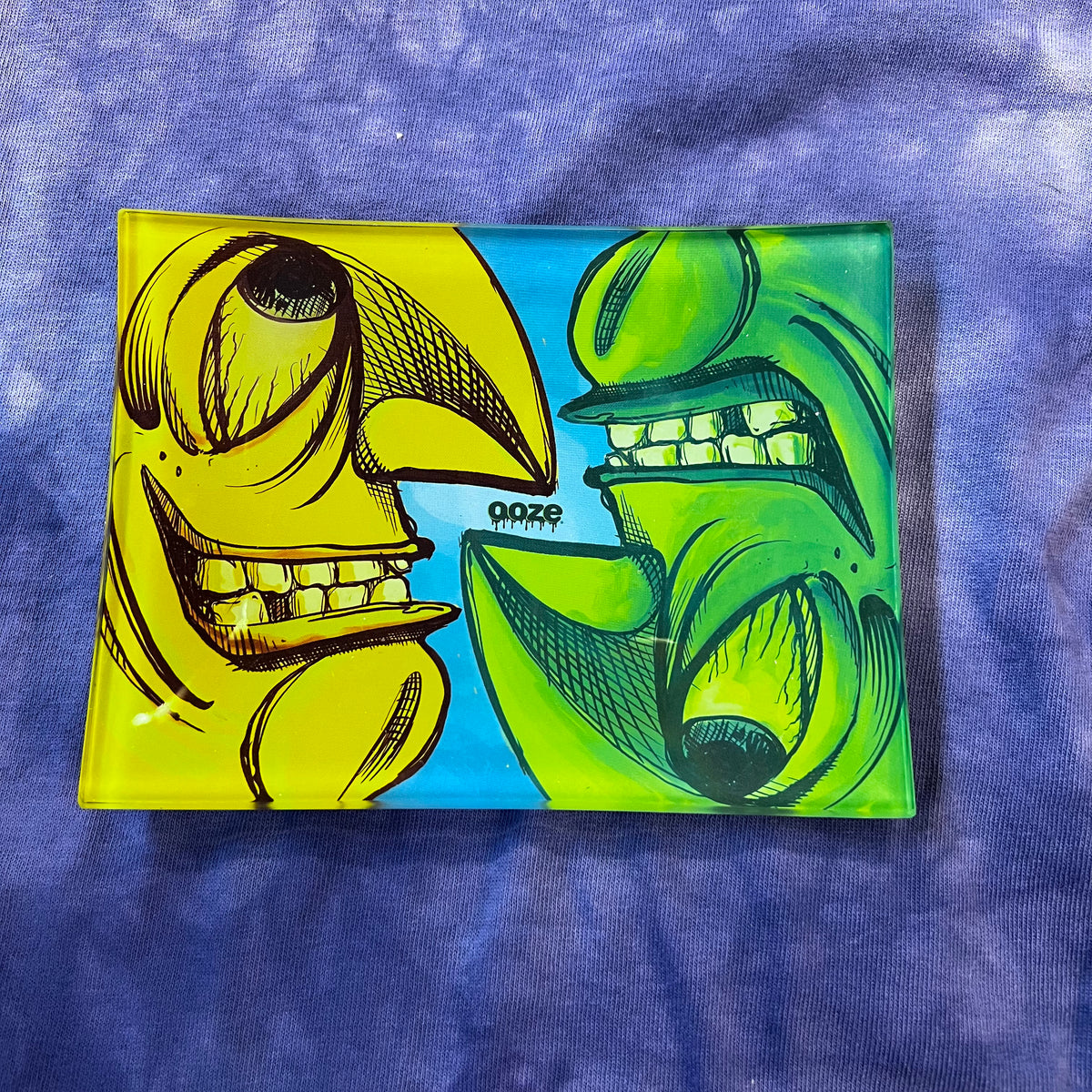 Ooze Glass Rolling Tray Designer Series Shatter Resistant mini