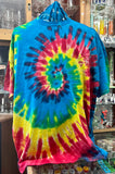 Three Color Rainbow Tie-Dye T-Shirt
