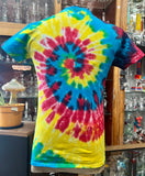 Three Color Rainbow Tie-Dye T-Shirt