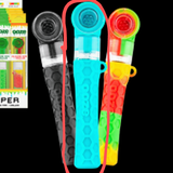 Ooze Piper Silicone/Glass Pipe+Chillum