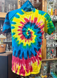 Three Color Rainbow Tie-Dye T-Shirt