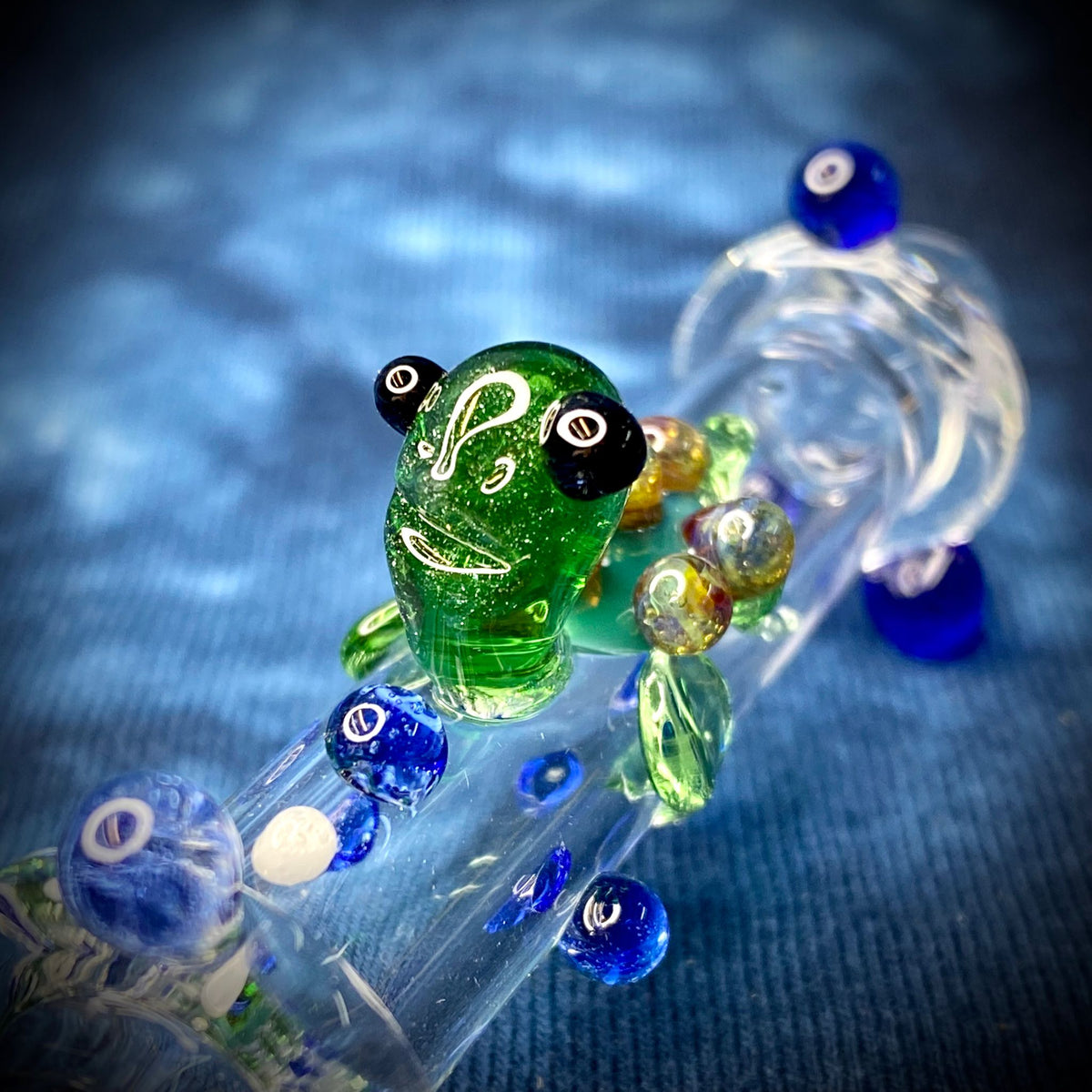 Sea Turtle Love Custom Glass Straws