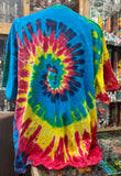 Three Color Rainbow Tie-Dye T-Shirt
