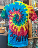 Three Color Rainbow Tie-Dye T-Shirt