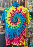 Three Color Rainbow Tie-Dye T-Shirt