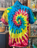 Three Color Rainbow Tie-Dye T-Shirt