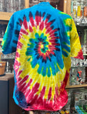 Three Color Rainbow Tie-Dye T-Shirt