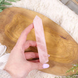 4.75" Rose Quartz Massage Wand Crystal