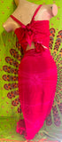 Free Size Matching Sarong Skirt and Tie top set