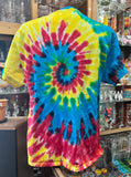 Three Color Rainbow Tie-Dye T-Shirt