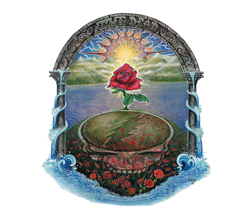 4x4.5" The Dead Rose Garden Sticker