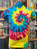Three Color Rainbow Tie-Dye T-Shirt