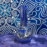 8" Hourglass w/ Straight Neck Soft Glass Waterpipe