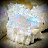 Small Stunning White Angel Aura Quartz Cluster