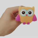 Silicone Owl Pipe-Assorted Colors