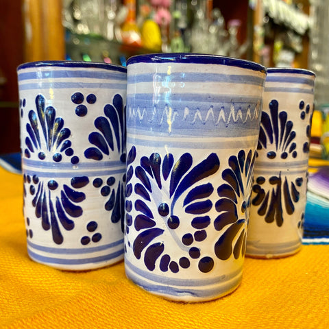 Blue & White Talavera Pottery Shot Glass