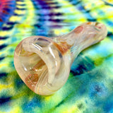 Worked Fumed Chillum by Huggy Bear