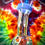 12" Pitbull Bent Neck Gear Showerhead w/ Inline Perc LUXE Series Waterpipe