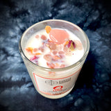 Earth's Elements Wellness Crystal Candle
