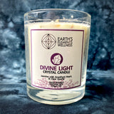 Earth's Elements Wellness Crystal Candle