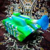 Silicone Tanker Waterpipe w/ 14mm Male Glass Bowl