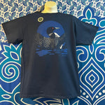 Youth Large Loon n' Moon Navy T-Shirt