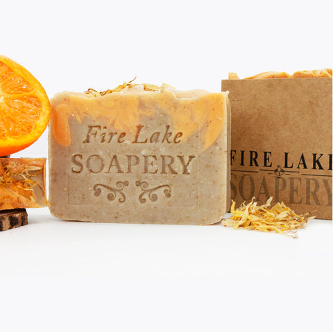 Fire Lake Soapery All Natural Artisan Bar Soap - Oatmeal Citrus