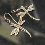 Dragonfly 925 Sterling Silver Earrings