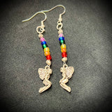 925 Silver Rainbow Earrings