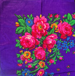 Multicolor Flower Scarf