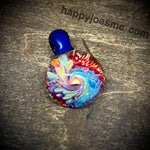 Frit Swirl Glass Pendant