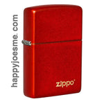 Zippo-Metallic Red W/Zippo Logo Lighter