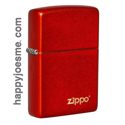 Zippo-Metallic Red W/Zippo Logo Lighter