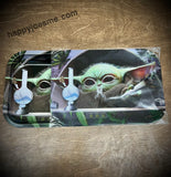 9X6 Magnetic Top Metal Rolling Tray