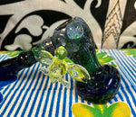 Frit Bubbler w/ Illuminati Turtle