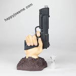 11” Gun Acrylic Waterpipe
