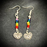 925 Silver Rainbow Earrings